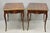 Ralph Lauren Noble Estate French Louis XV Style Mahogany One Drawer End Tables - a Pair. Item features bronze/brass...