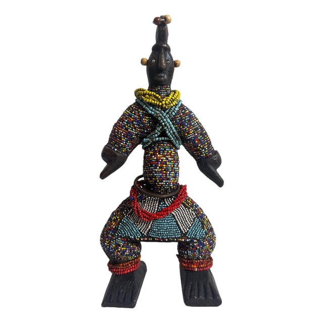 Vintage Beaded Namji Doll Chad For Sale