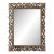 Antique French Louis XIV Baroque Stripped Hand-Carved Wood Mirror For Sale