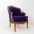 French Bergere Armchair in Velvet For Sale - Image 9 of 13