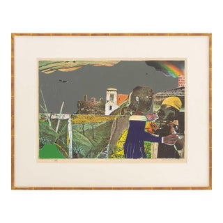 Romare Bearden "Carolina Memory (Tidings)" For Sale