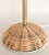 Chinoiserie Coastal Lillian August Parasol Rattan Table Lamps With Scalloped Shades — A Pair For Sale - Image 3 of 3