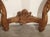 This is a very fine, period French Regence oak console with a rouge marble top. The rectangular frieze has hand carved...