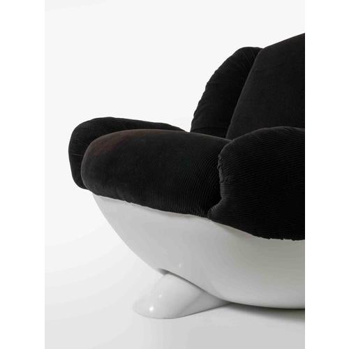 Black Basculante Rocking Chair by Augusto Betti for Habitat Ids, 1970s For Sale - Image 8 of 9