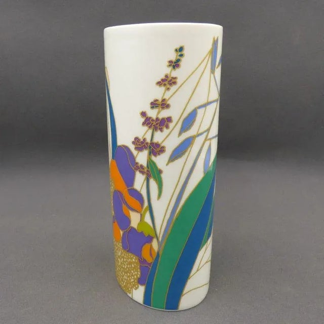 Porcelain Vase by Rosamunde Nairac for Rosenthal Studio Line For Sale - Image 3 of 9