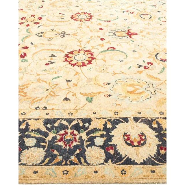 Solo Rugs Vintage Moroccan Hand Knotted Wool Area Rug, Sand - 7'10" X 10'3" For Sale - Image 4 of 9