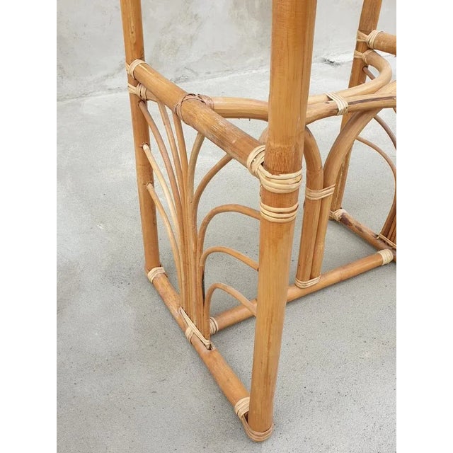 1960s Italian Bamboo Chairs, 1960s, Set of 3 For Sale - Image 5 of 11