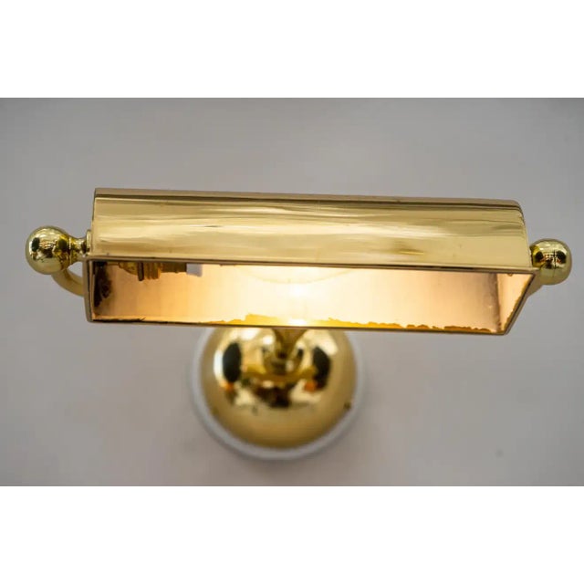 1920s Swiving Art Deco Wall Lamp, Vienna, 1920s For Sale - Image 5 of 8