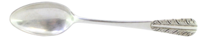 Silver Rice and Serving Spoon with Acanthus Leaves Embossed Handle