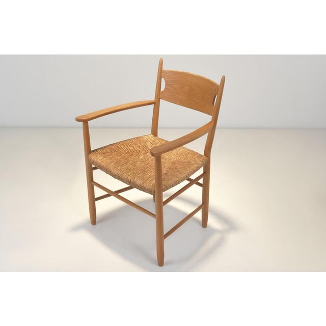 Chair Ensemble in Ash by Charlotte Perriand, 1960, Set of 6 For Sale - Image 3 of 14