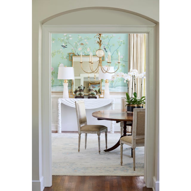 Contemporary Tracery Quatrefoil Cachepot/Planter - Black, Small For Sale - Image 3 of 8