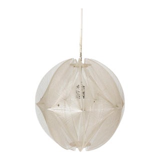 1970s Poul Secon Sompex Nylon Pendant Light For Sale