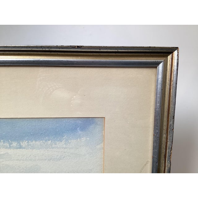 Early 20th C. Artist Signed Watercolors of Venice and Tuscany Village - A Pair For Sale - Image 10 of 12