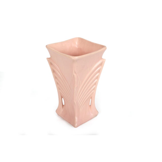 Set of 5 Vintage McCoy Vases in a Pink Matt Glaze For Sale - Image 11 of 18