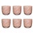 ARTEL Willow Whiskey Glasses, Salmon - Set of 6 For Sale