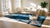 1930s Royal Blue Floral Modern Antique Chinese Art Deco Rug 13'8" X 24' Handknotted Wool Carpet For Sale - Image 10 of 11