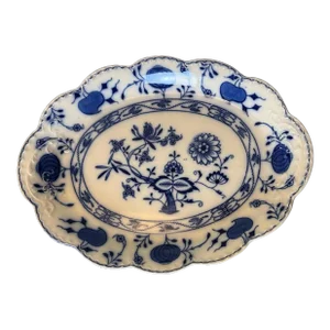 Vintage Johnson Brothers Holland Flow Blue Porcelain Platter