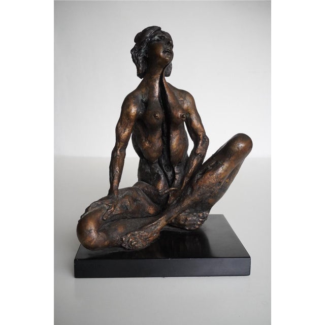 Agenore Fabbri, Seated Female Nude, 1980s, Bronze For Sale - Image 13 of 13