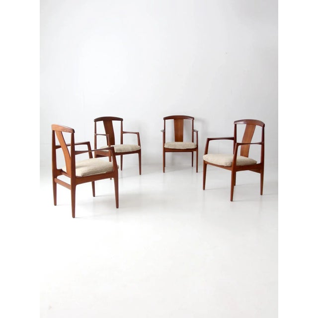Set of Four Folke Ohlsson for Dux Dining Chairs Circa 1960s For Sale - Image 12 of 12
