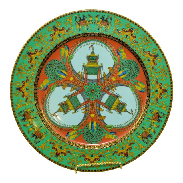 Gianni Versace for Rosenthal Le Voyage De Marco Polo Porcelain Plate For Sale