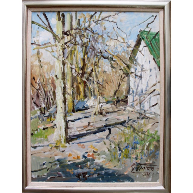 Edgars vinters (1919-2014) edgars vinters is working in oil, watercolor and monotype techniques. He paints landscapes in...