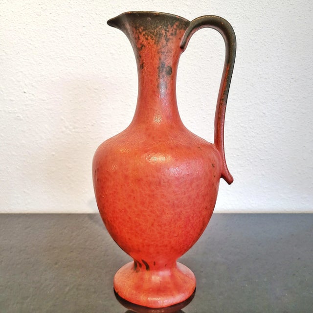 1960s Tall Ruscha 'Vulcano' Pitcher Vase Nr. 311/5 For Sale - Image 5 of 11