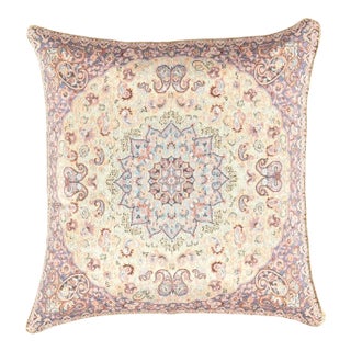 Pasargad Contemporary Persian Silk Termeh Pillow For Sale