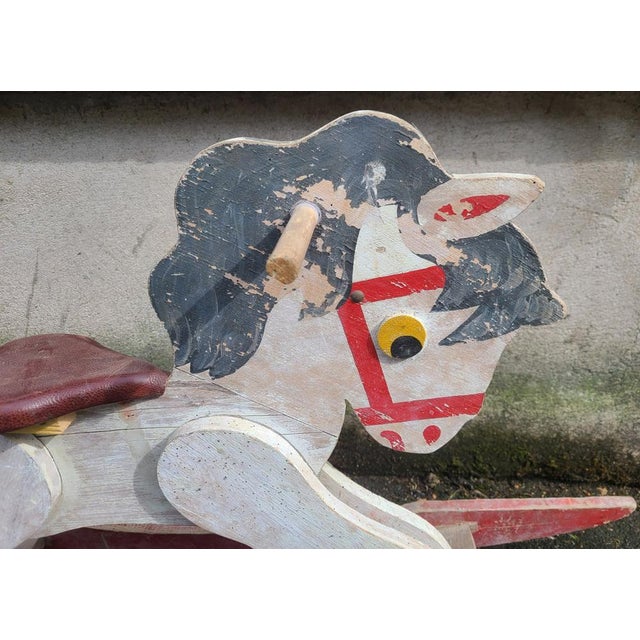 Vintage Rocking Horse, 1950s For Sale - Image 4 of 7