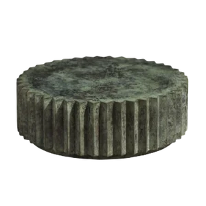 Doris Cast Bronze Multifaceted Coffee Table with Tuscan Green Patina from Fred&juul