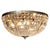 Palace 5 Lights Flush Mount in Polished Chrome and Crystal by Aggiolight For Sale - Image 6 of 6