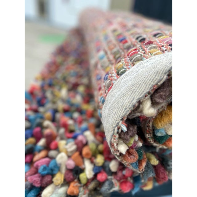 Vintage Modern Confetti Wool Shag Rug | by Chandra For Sale - Image 9 of 12