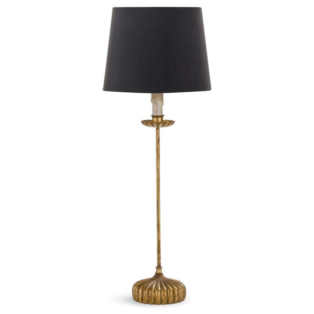 Regina Andrew Clove Stem Buffet Table Lamp With Black Shade For Sale In Detroit - Image 6 of 6