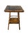 Chinoiserie Tortoiseshell Bamboo Side Table W/Lacquered Top For Sale In Los Angeles - Image 6 of 11