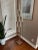Beautiful, hard-to-find brutalist floor candelabra after Harry Bertoia. Features 9 cascading candle holders at varying...