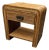 Crespi Style Pencil Reed Nightstand With Drawer For Sale