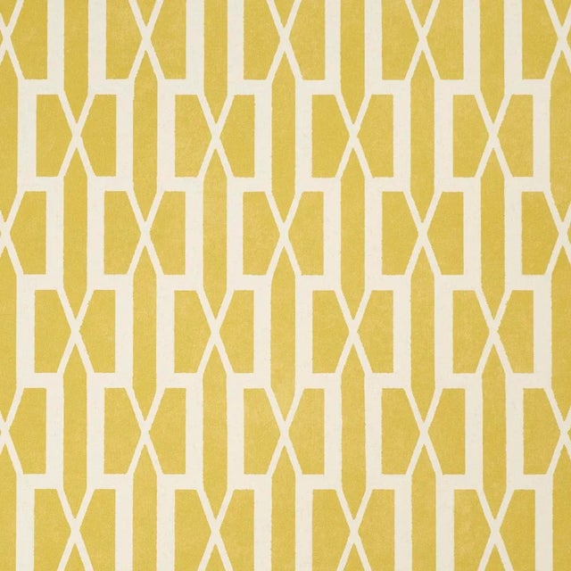 SAMPLE - Schumacher x Veere Greeney Belvedere Wallpaper In Mimosa For Sale