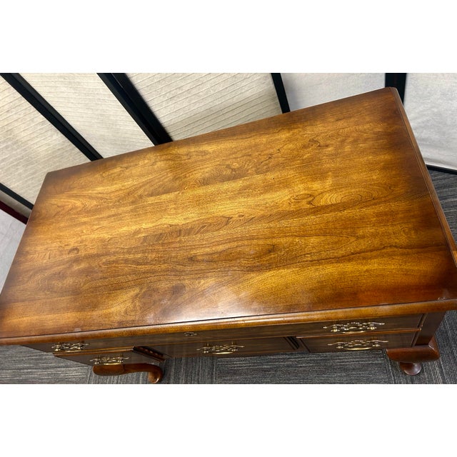 Cherry Queen Anne low boy/side table with four drawers. Statton Furniture Trutype Americana Collection. Perfect foyer or...