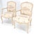 Faux Carved Twig Wood & Eye Theme Arm Lounge Fireside Arm Chairs White Wash MINT For Sale - Image 16 of 16