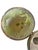 Metal 19th Century French Green Mercury Glass Egg Form Liqueur Cave With Decanter and Glasses - 5 Piece Set For Sale - Image 7 of 7