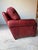 Vintage Hancock & Moore English Style Red Leather 3-Seater Sofa For Sale - Image 10 of 12