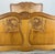 Vintage French Louis XVI Style Oak Double Bed Frame with Carved Headboard For Sale - Image 5 of 13