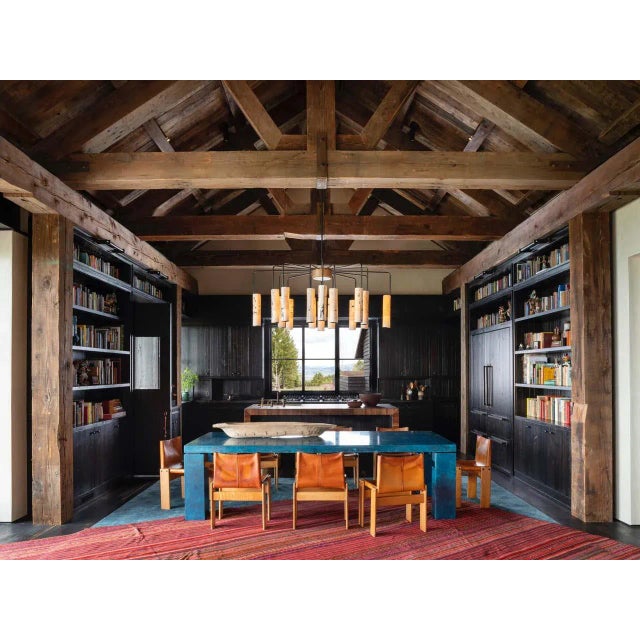 Vintage Turkish Striped Kilim Rug with Modern Rustic Style, Jajim Kilim Rug 09'10 x 12'05. Warm and welcoming, conjure the...