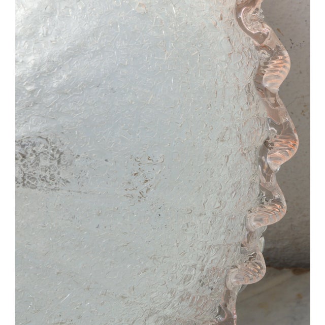 1970s Miss Pink Italian Murano Glass Ceiling Fixture, Murano For Sale - Image 11 of 11