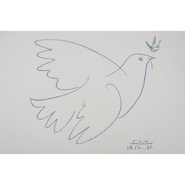 Pablo Picasso, La colombe de la Paix, Lithograph For Sale - Image 7 of 7