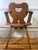 Wood Mid 19th Century Swiss Pine Farm House Armchair For Sale - Image 7 of 7