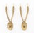 Early 21st Century Art Deco Style Brass 2-Branch Wall Sconces, Pair For Sale - Image 5 of 7