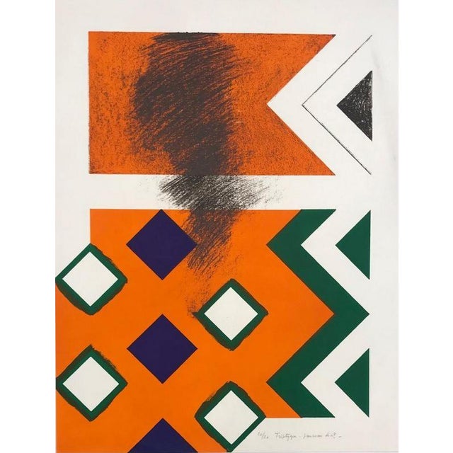 Modern Guy De Rougemont, Triptych, 20th Century, Silk-screen For Sale - Image 3 of 5