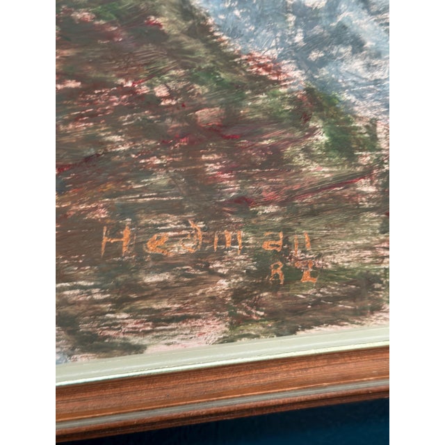 John Hedman, City View, 1982, Oil Painting on Panel, Framed For Sale - Image 11 of 18