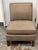 Design Plus Gallery presents a Henry Calvin Slipper Chair. This chair has a squared back, loose seat cushion, welted...