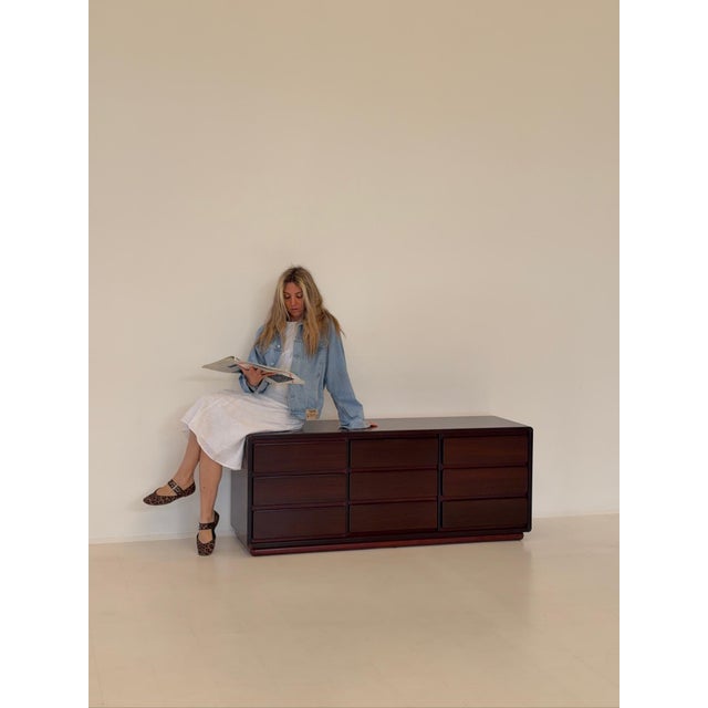 Low Vintage Chest of Drawers, 1970s For Sale - Image 13 of 13